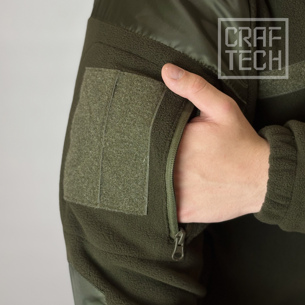 Тактична флісова кофта CRAFTECH THERMACORE Gen 1.2 Olive