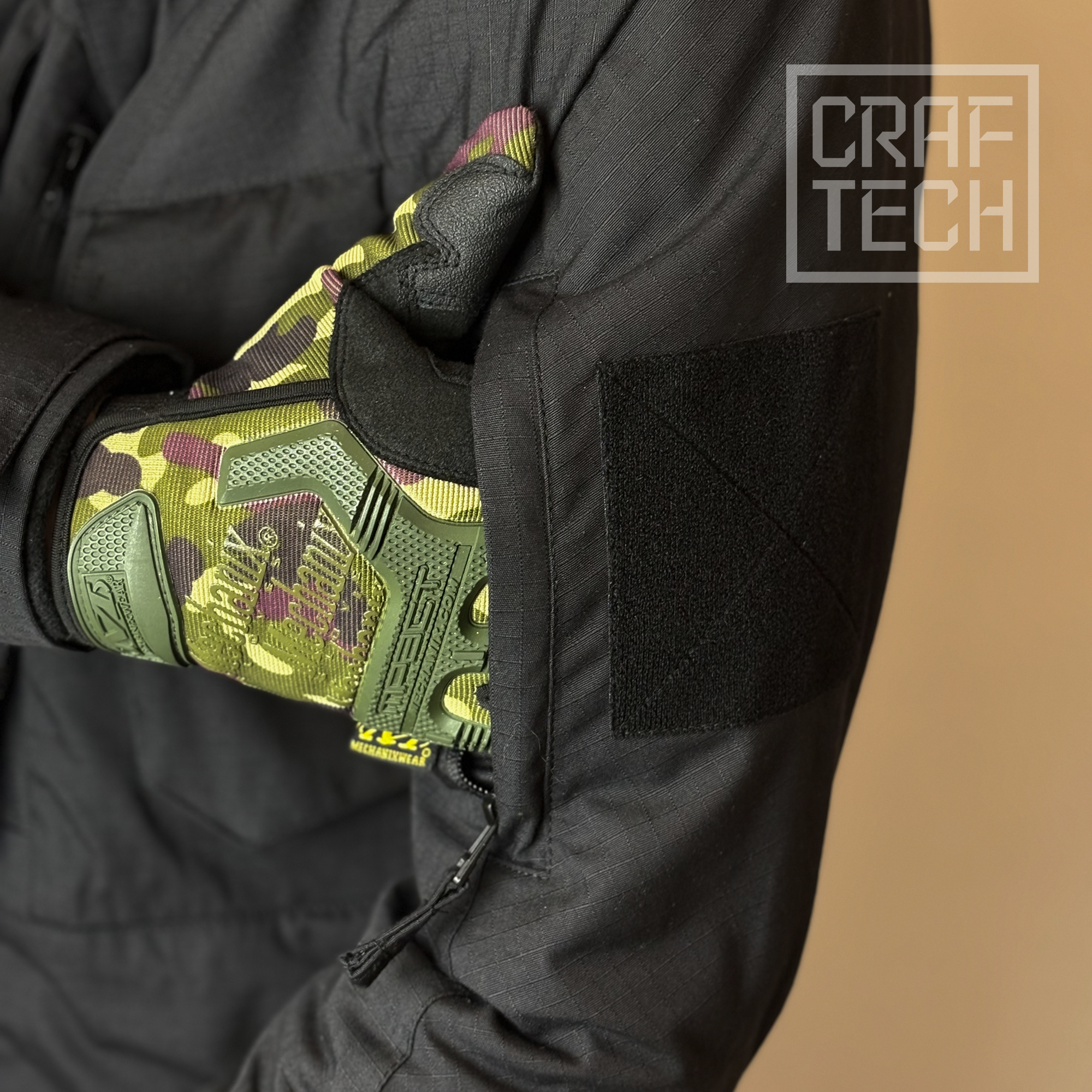 CRAFTECH ALPHA SW Тактична вітровка Чорна