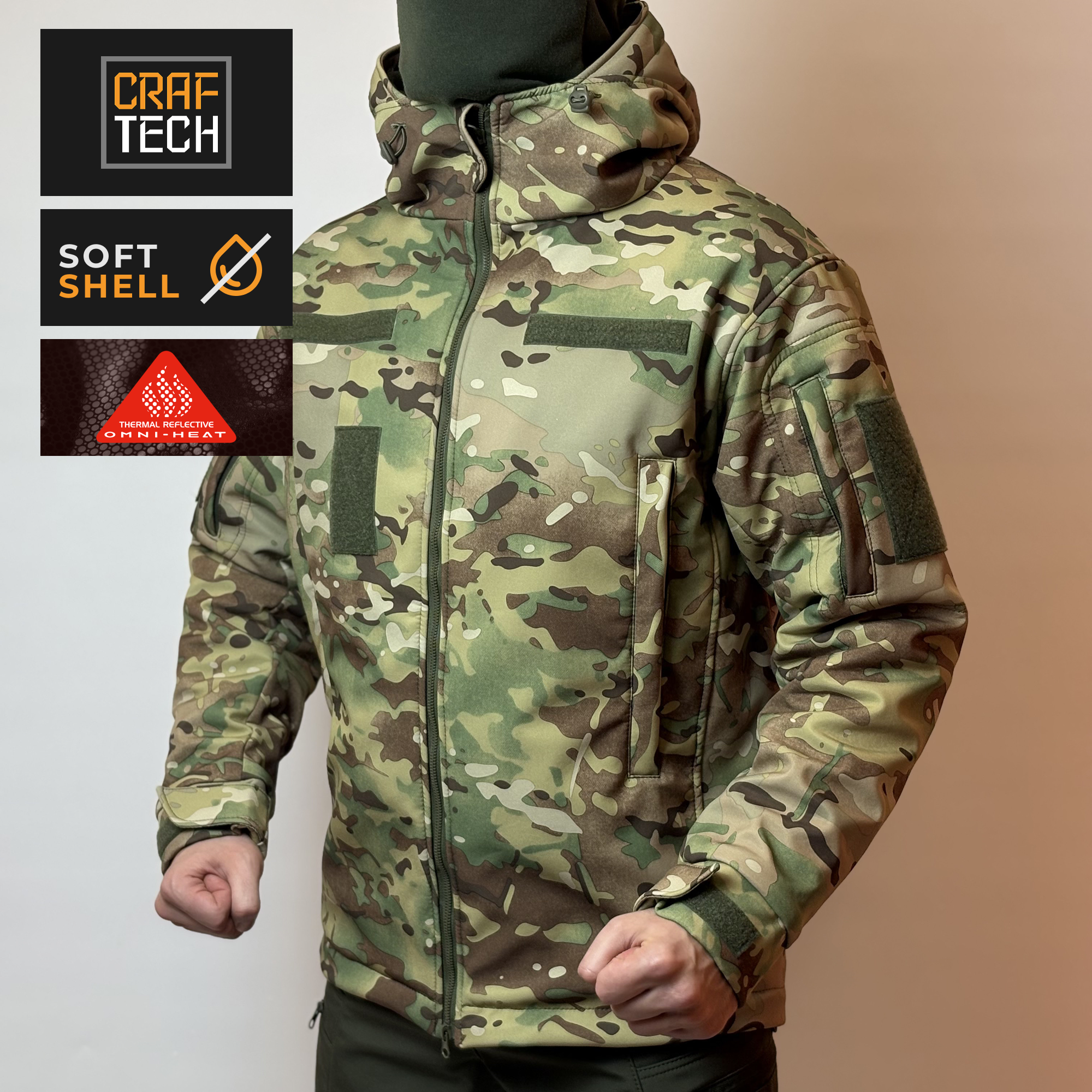 Куртка тактична CRAFTECH SOFTCORE Multicam 