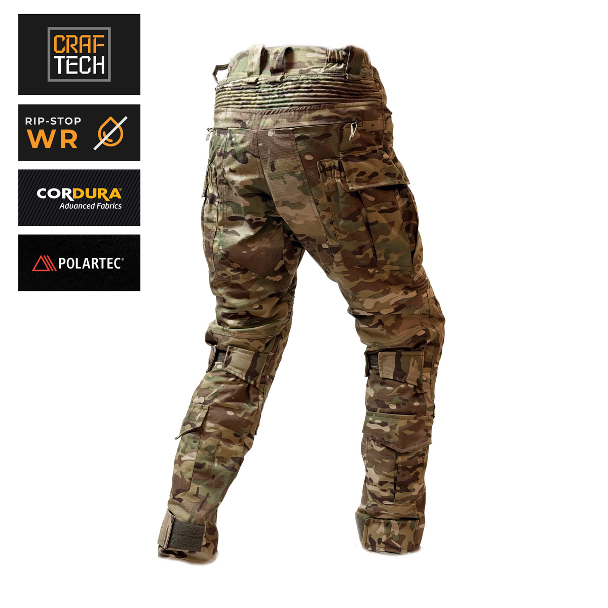 Штурмові штани CRAFTECH SNOWSTRIKER GEN 4 демісезонні з наколінникамі MultiCam