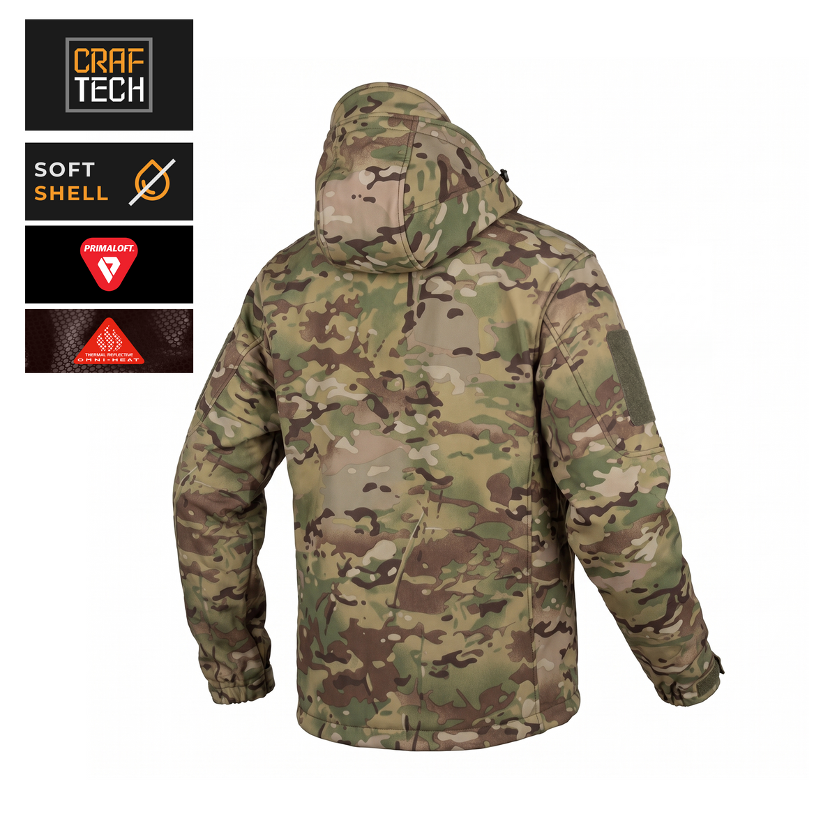Тактична куртка CRAFTECH SOFTCORE Gen 2 PrimaLoft Multicam