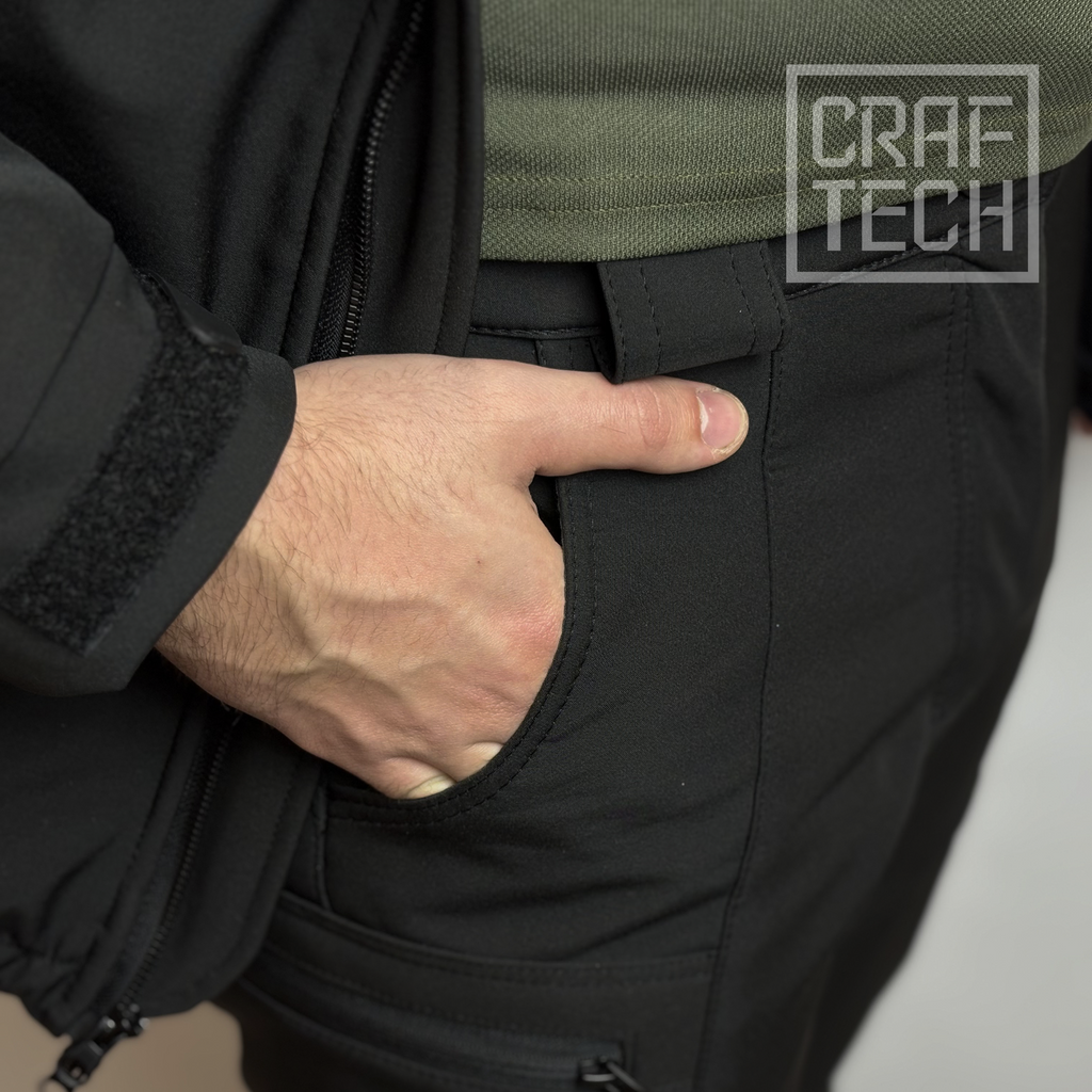 Штани тактичні CRAFTECH SOFTCORE Black