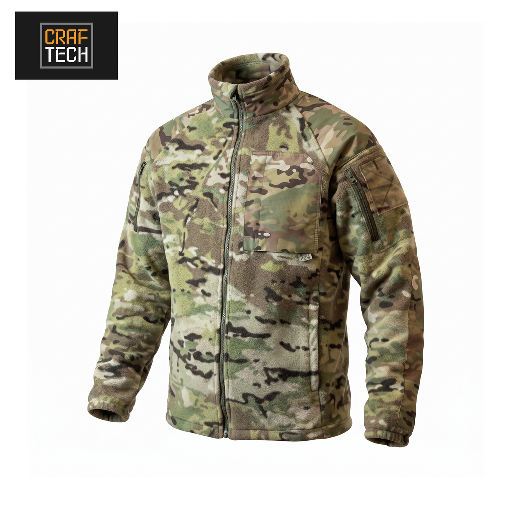 Тактична флісова куртка CRAFTECH THERMACORE GEN 4 Multicam