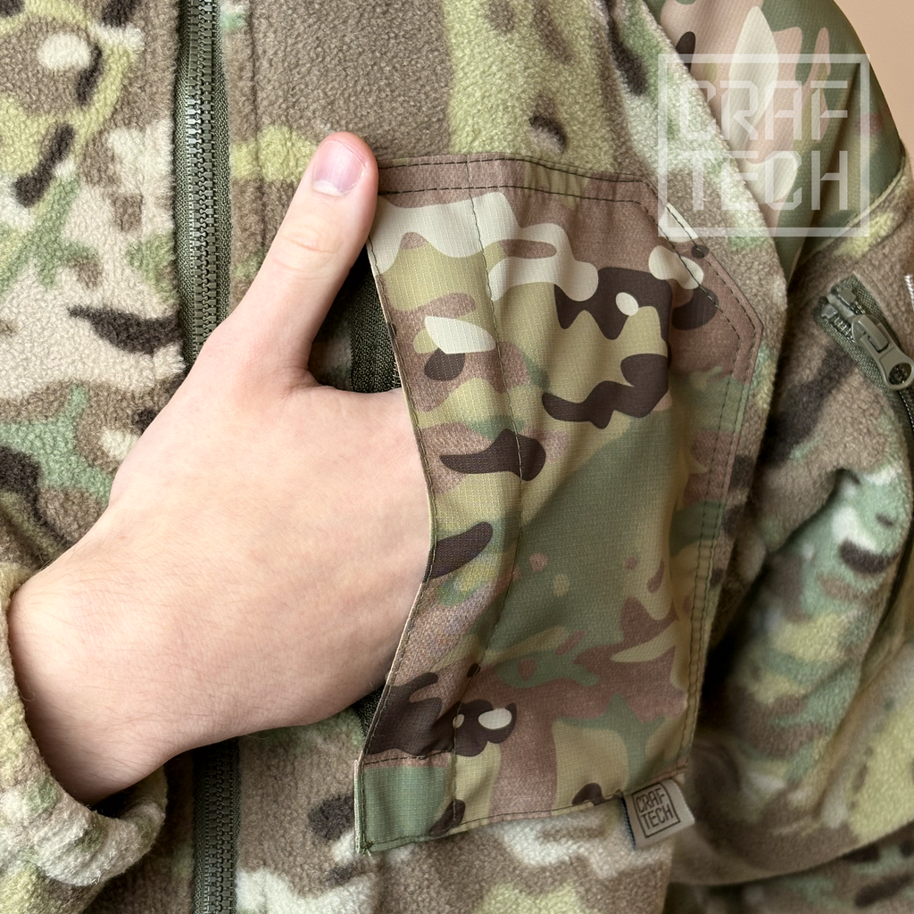 Тактична флісова куртка CRAFTECH THERMACORE GEN 4 Multicam