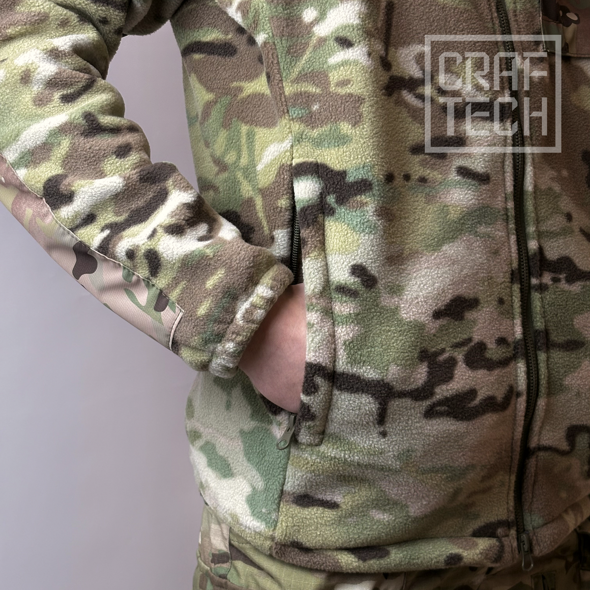 Тактична флісова куртка CRAFTECH THERMACORE GEN 4 Multicam