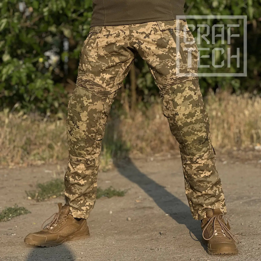 CRAFTECH SUNSTRIKER Gen 3 Штани штурмові з наколінниками Піксель(ММ-14